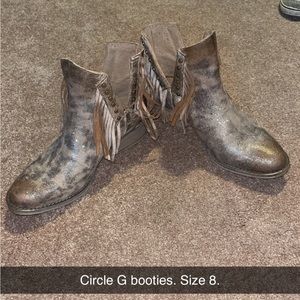 Circle G booties. Never worn.